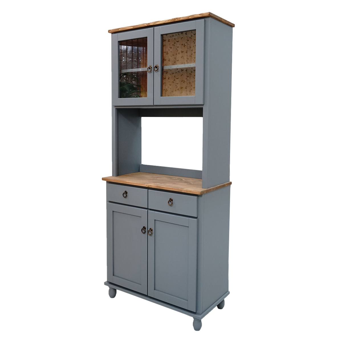 dショッピング |カップボード フレンチカントリー 食器棚 パイン材