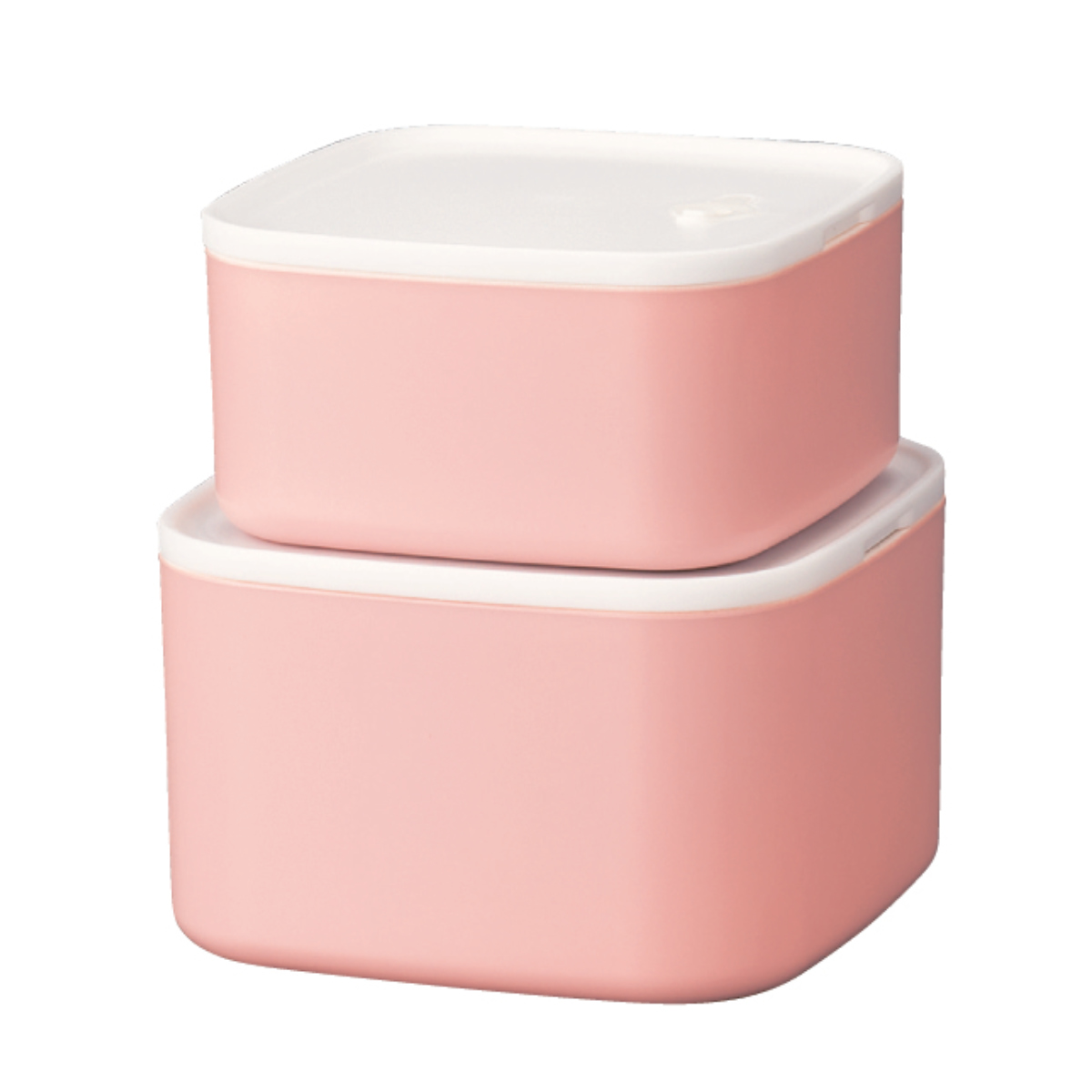 保存容器 さっと洗える保存容器 角 2個セット （ プラスチック 密閉