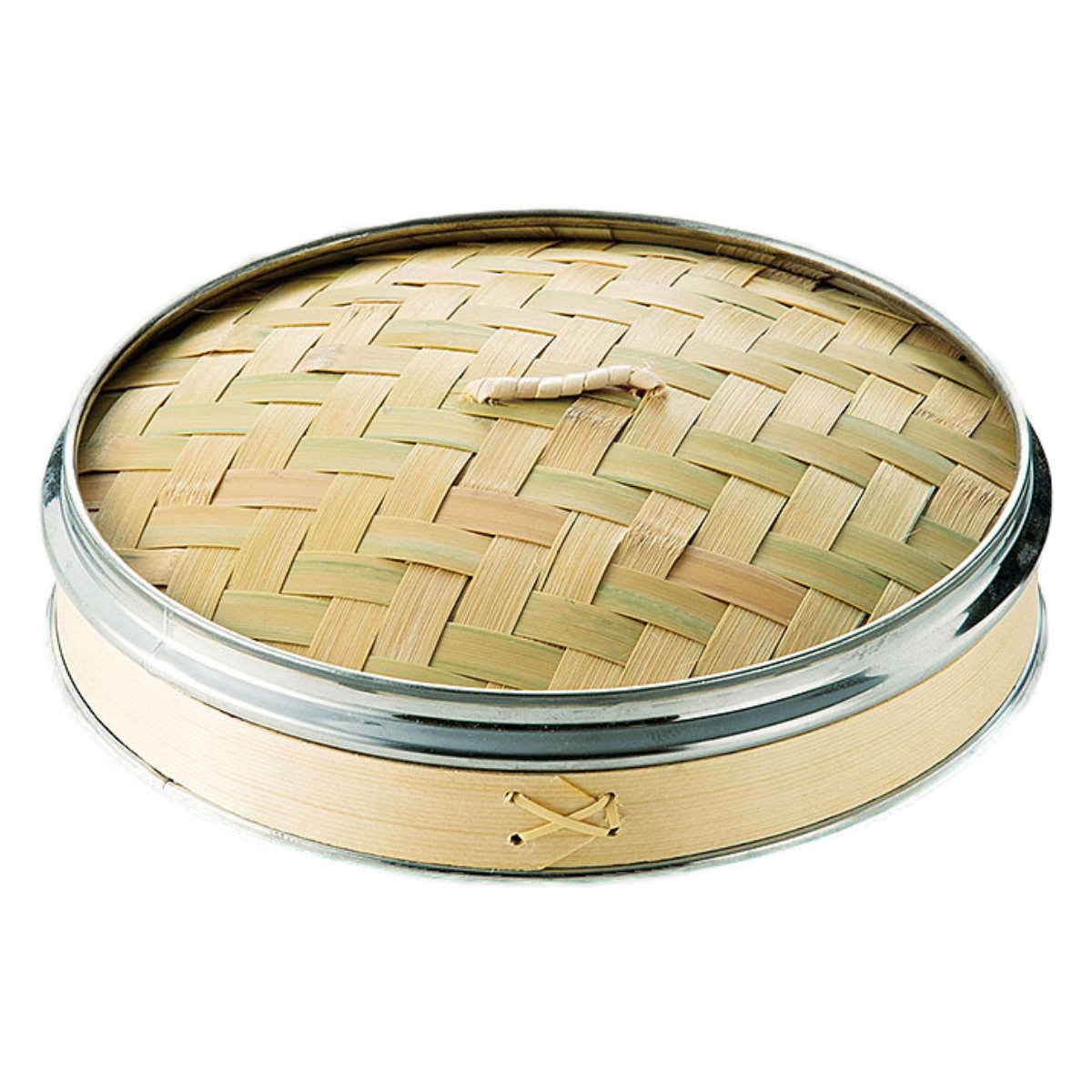 中華せいろ 13cm 蓋のみ 本体別売り ステンレス枠付き点心セイロ