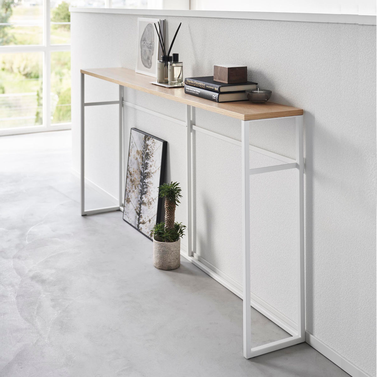 dショッピング |山崎実業 tower ソファー裏コンソールテーブル タワー