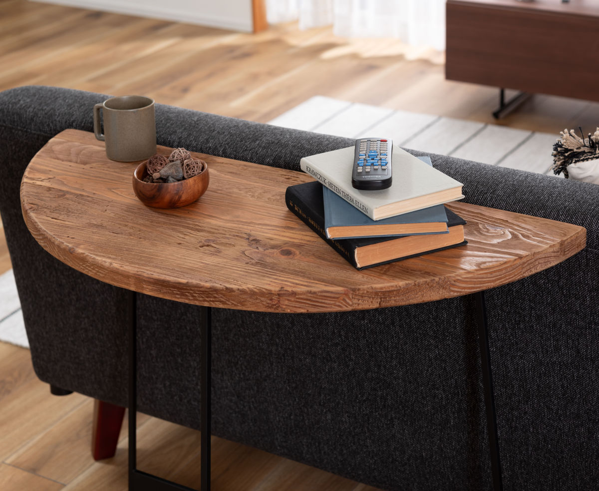 コンソールテーブル 半円型 高さ72cm 古材 – ハウジー