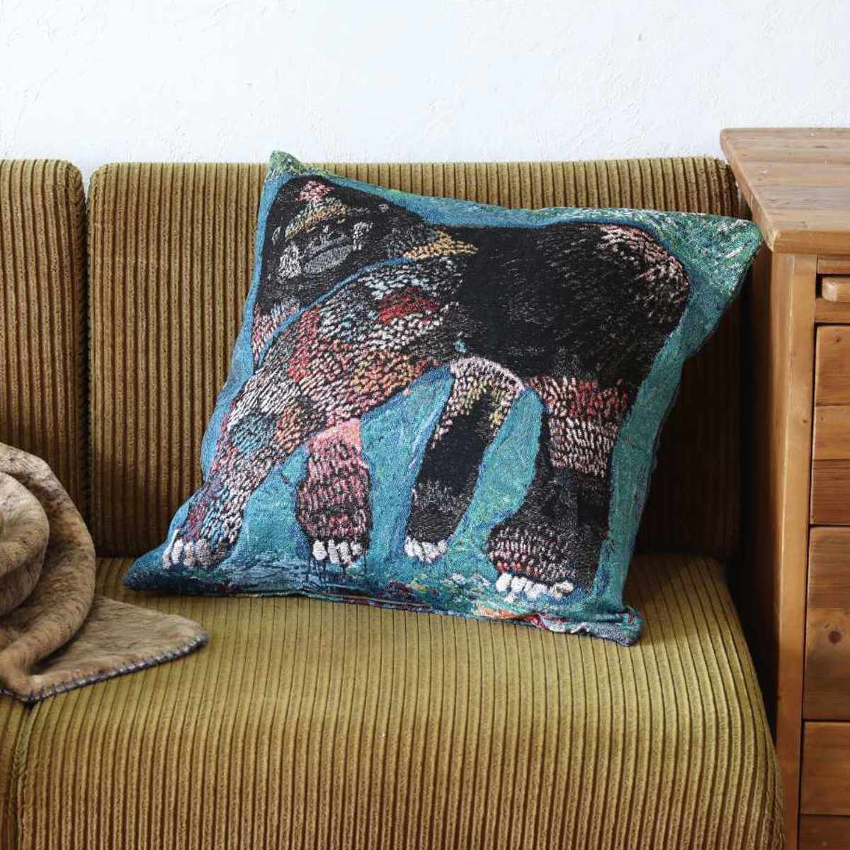 クッションカバー アトリエKOTETSU ジャガードクッションカバー 45