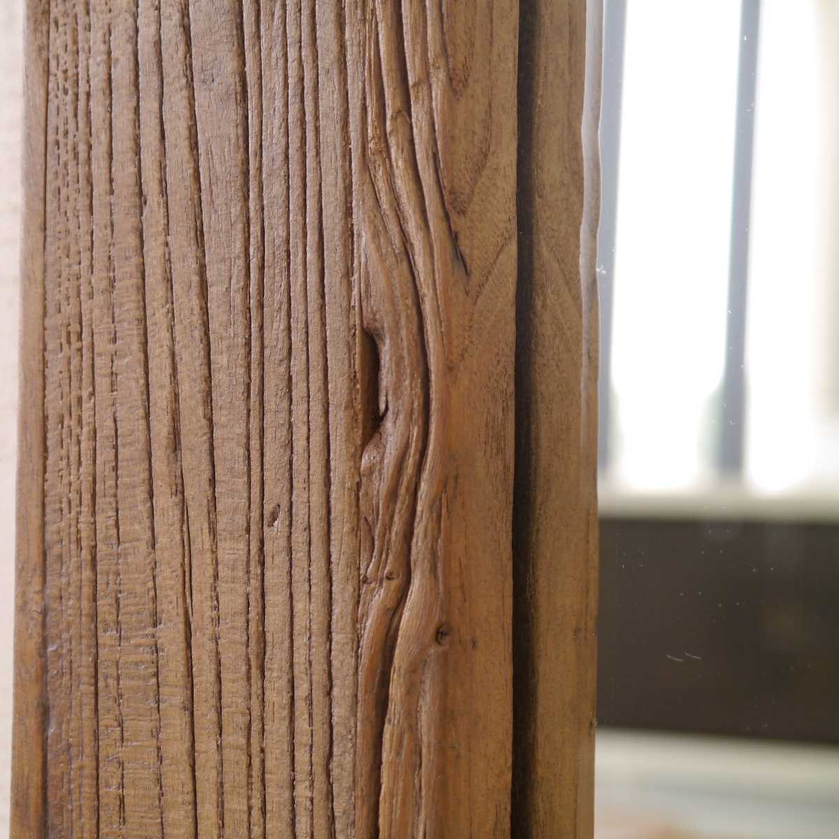 スタンドミラー 天然木 全身 木枠 90x180cm （ 開梱設置 大きめ