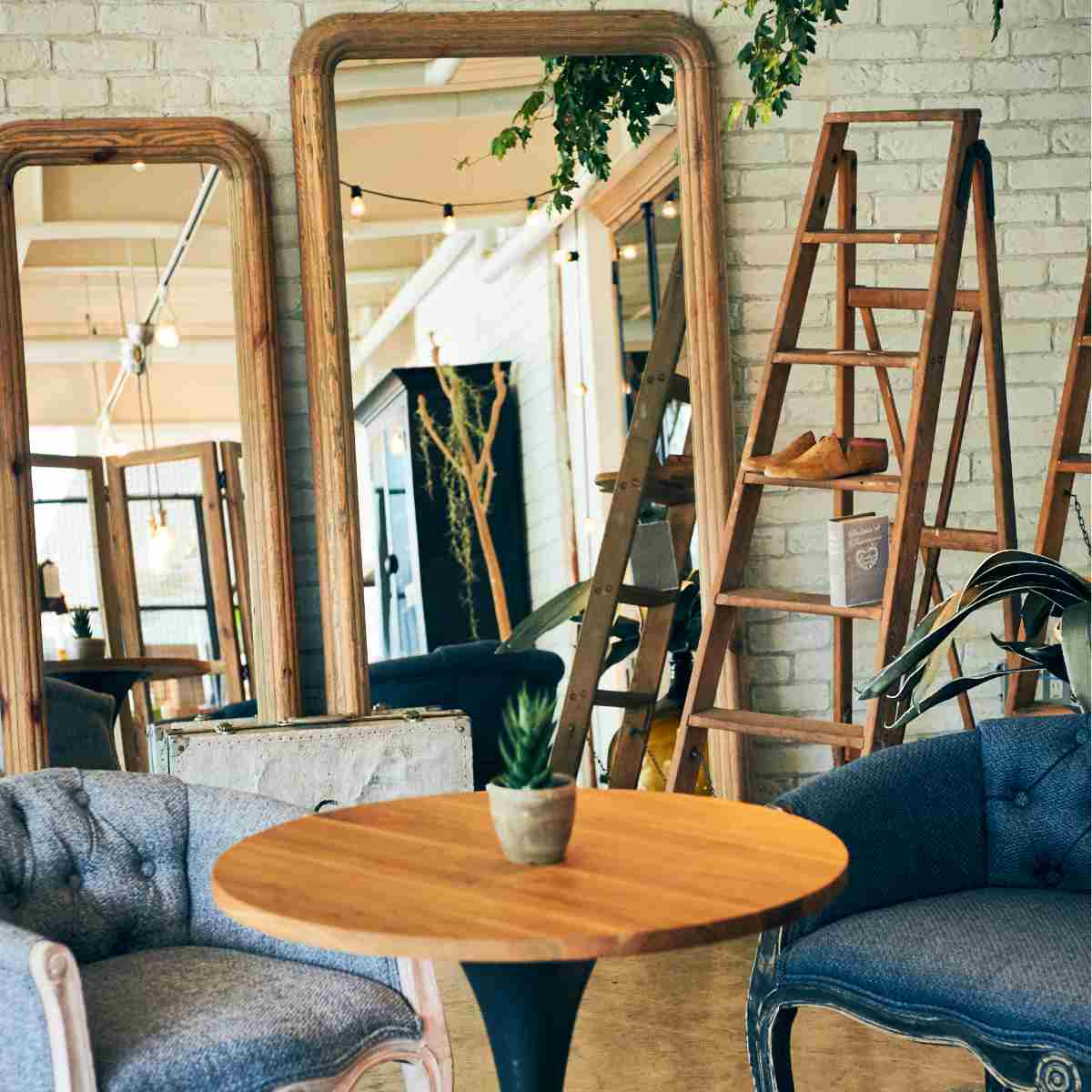 ミラー 全身 木枠 天然木 パイン古材 60×180cm （ 大きめ 大きい 鏡