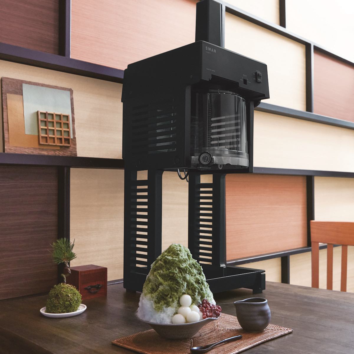 氷削機 かき氷機 シグネアルファ ブロック氷専用 業務用 スワン