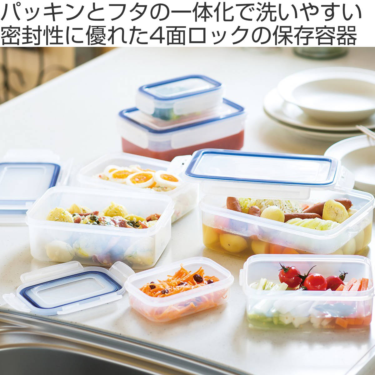 保存容器 2L イージーケア 4点ロック – ハウジー