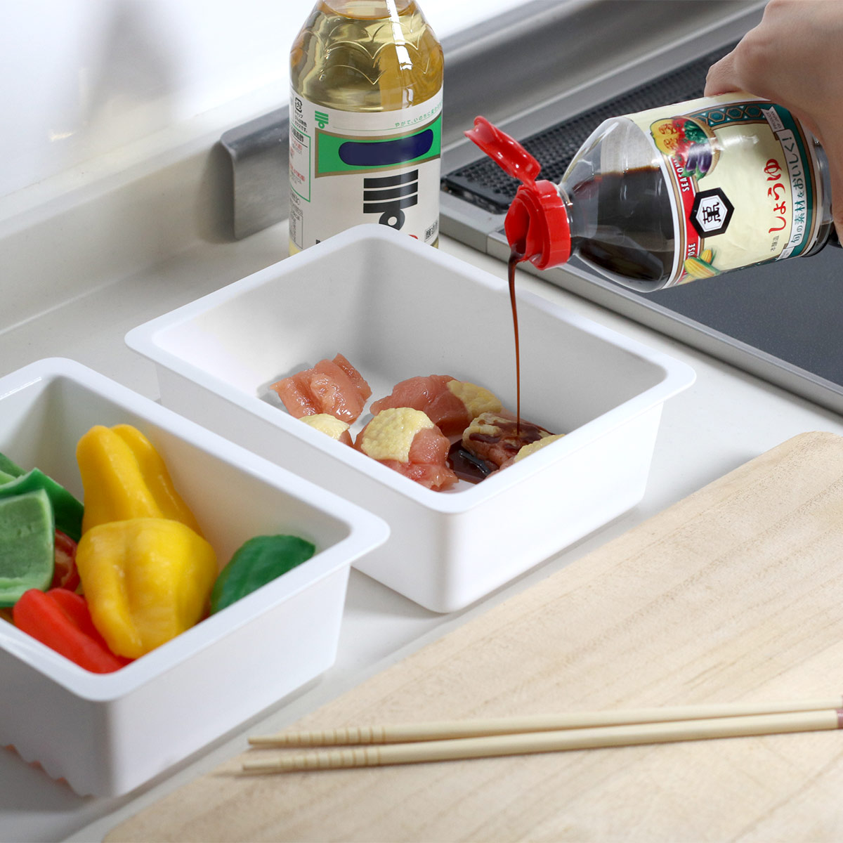 保存容器 1.4L HAUS クックコンテナ （ コランダー付き 日本製 ハアス