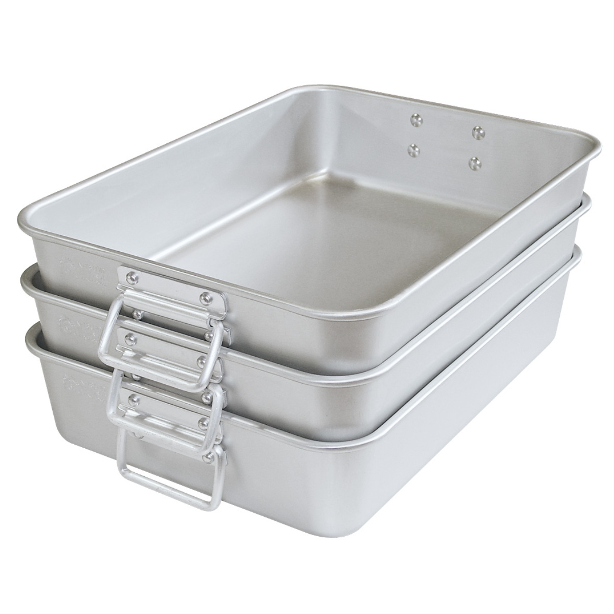 調理バット 大 持ち手付き アルミ製 アルマイト加工 業務用 中尾アルミ