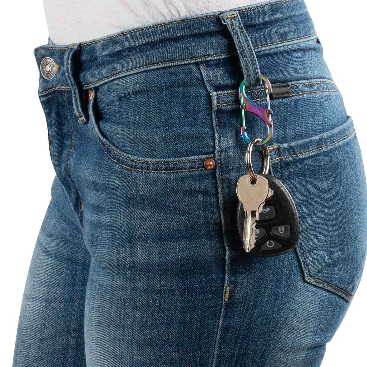 カラビナ エスビナー スライドロック ＃2 幅2.2×高さ5cm （ フック