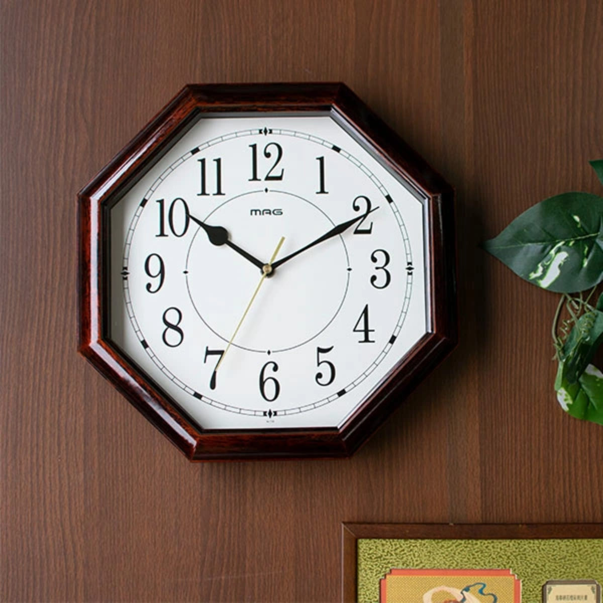 dショッピング |掛け時計 電波時計 ネオオクターゴ （ 壁掛け時計 時計