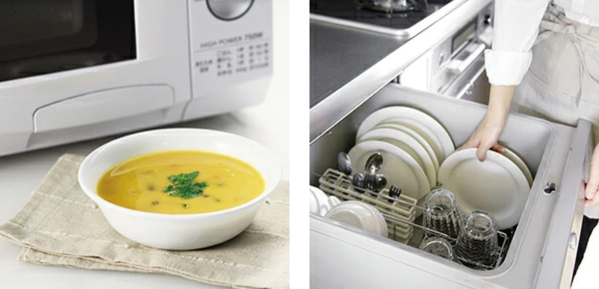 プレート 26.5cm スクエア CORELLE ケイユクッカ 強化ガラス （ 食洗機