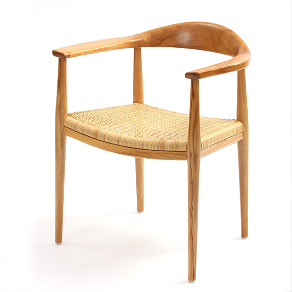 ダイニングチェア チーク材 アームチェア （ チェア 木製 椅子 イス