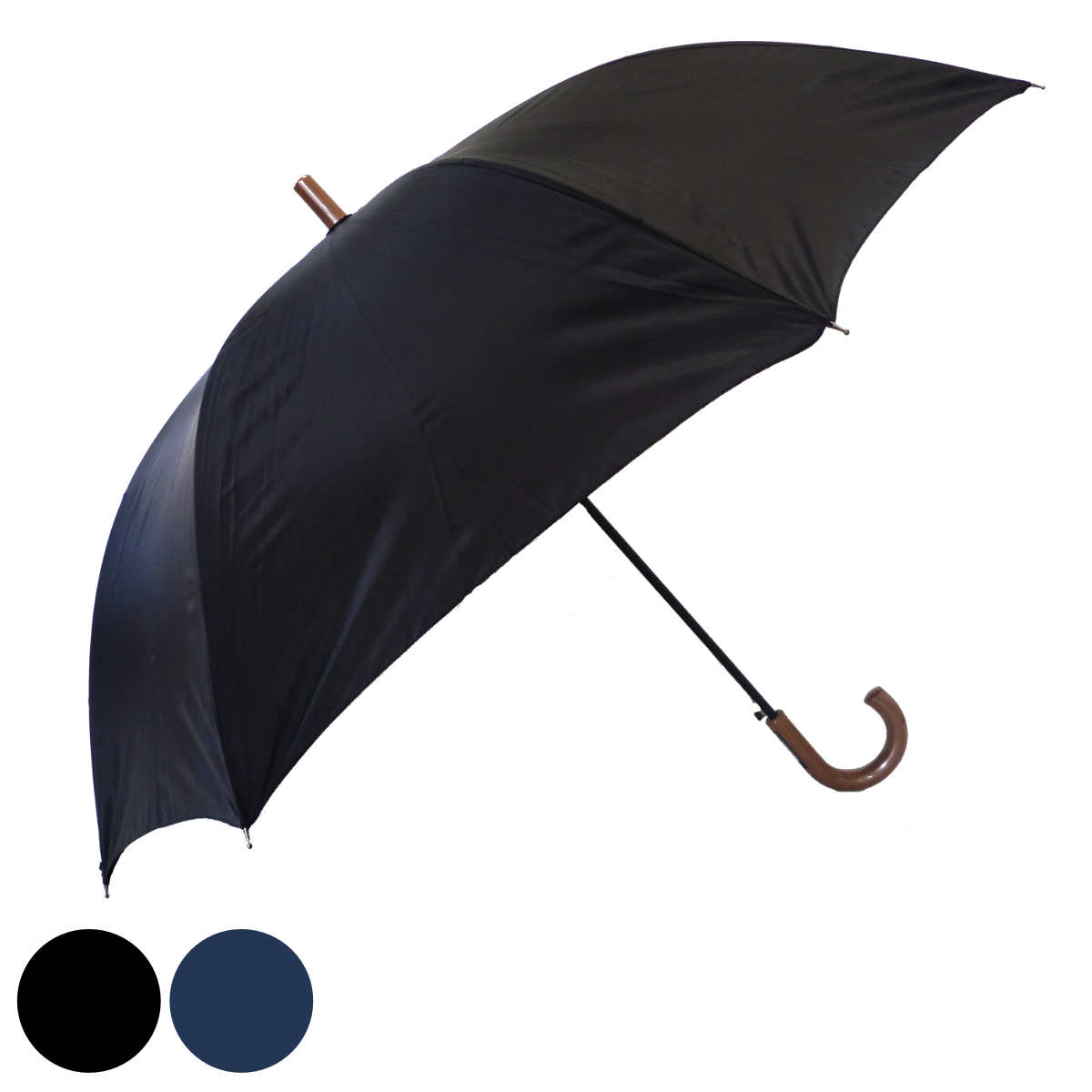 紳士傘 65cm ジャンプ式 無地 （ 雨傘 長傘 アンブレラ シンプル 通勤