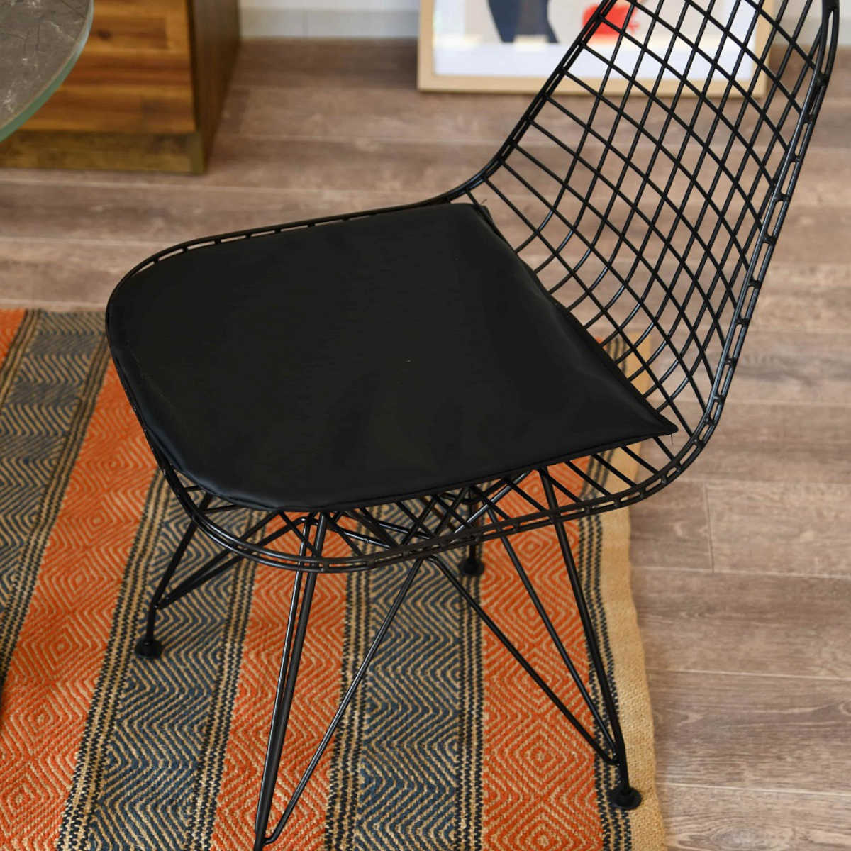 ワイヤーチェア 座面高42cm エッフェルベース （ ダイニング チェア