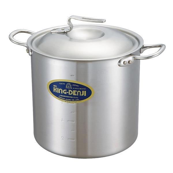 寸胴鍋 IH対応 約7L 21cm 業務用 ニューキングデンジ （ ガス火対応