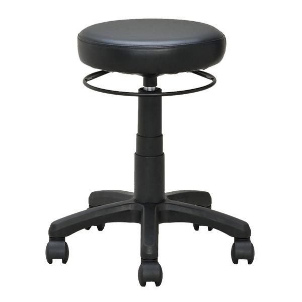 スツール ラウンドキャスター 高さ調整 （ 法人限定 椅子 キャスター