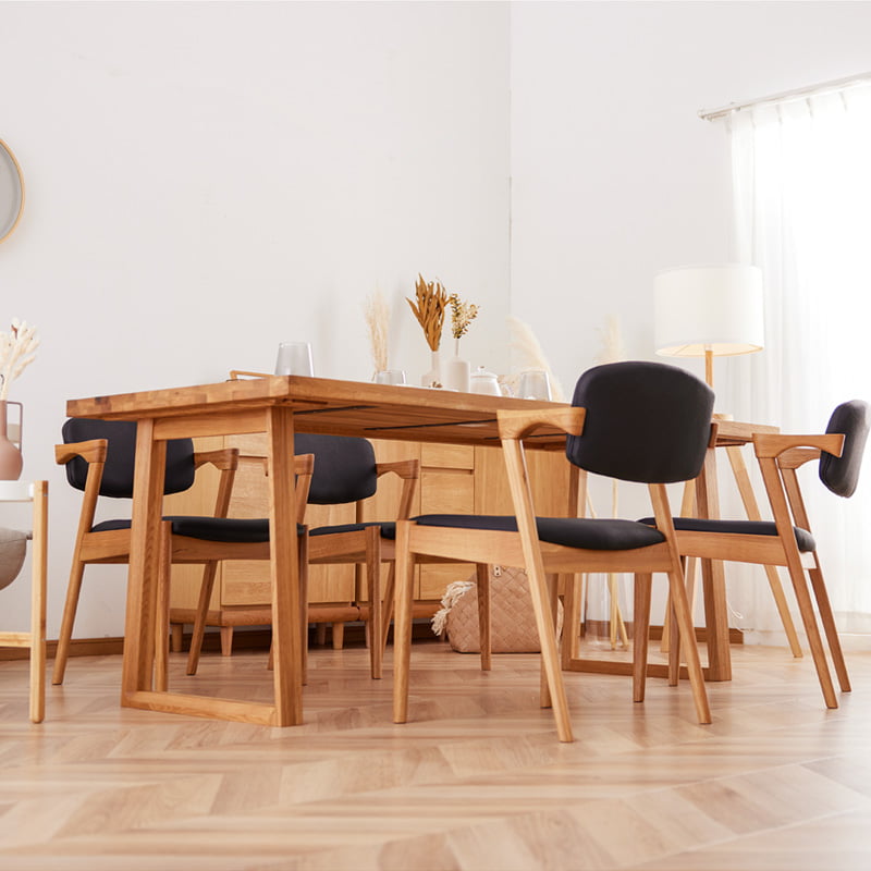 ダイニングセット 180cm 5点セット 4人 ダイニングテーブル チェア 4脚