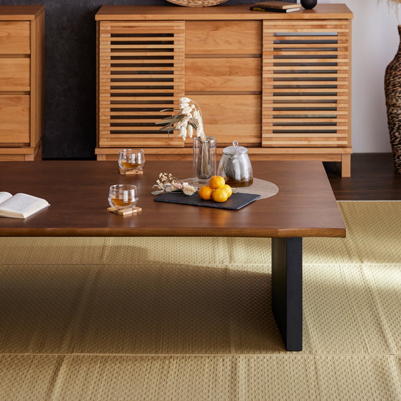 組立・設置配送付》 座卓 センターテーブル 幅150cm 食卓 広い 一枚板