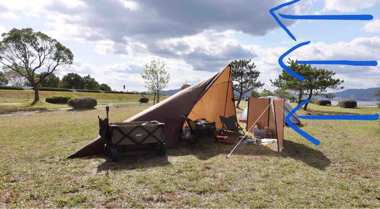 陣幕ミニを使ってみて！ : Biwako Camp