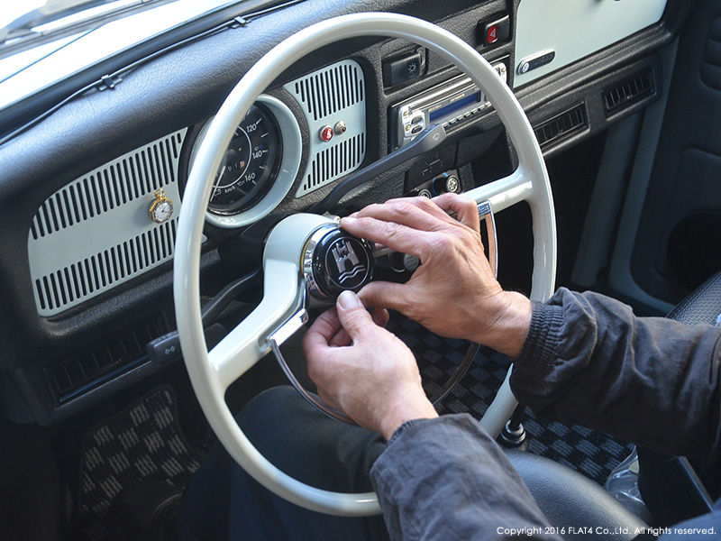 □HOW TO EXCHANGE STEERING WHEEL : Today's FLAT4