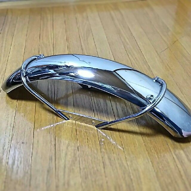 CHUCK BOX製フロントフェンダー SR400fi : foxyの日常 SR400fiでトコトコ