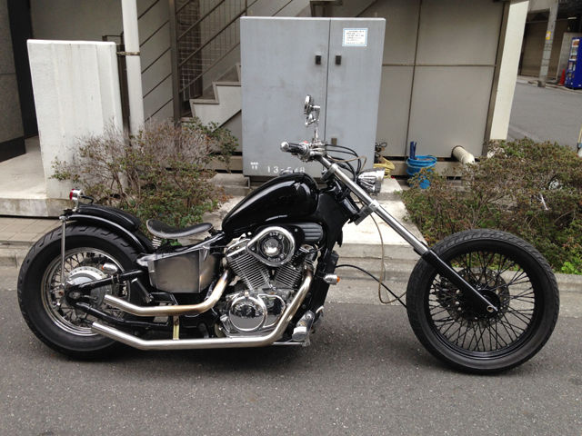 スティード400ロングフォークカスタム！エンジン好調！ : バイク