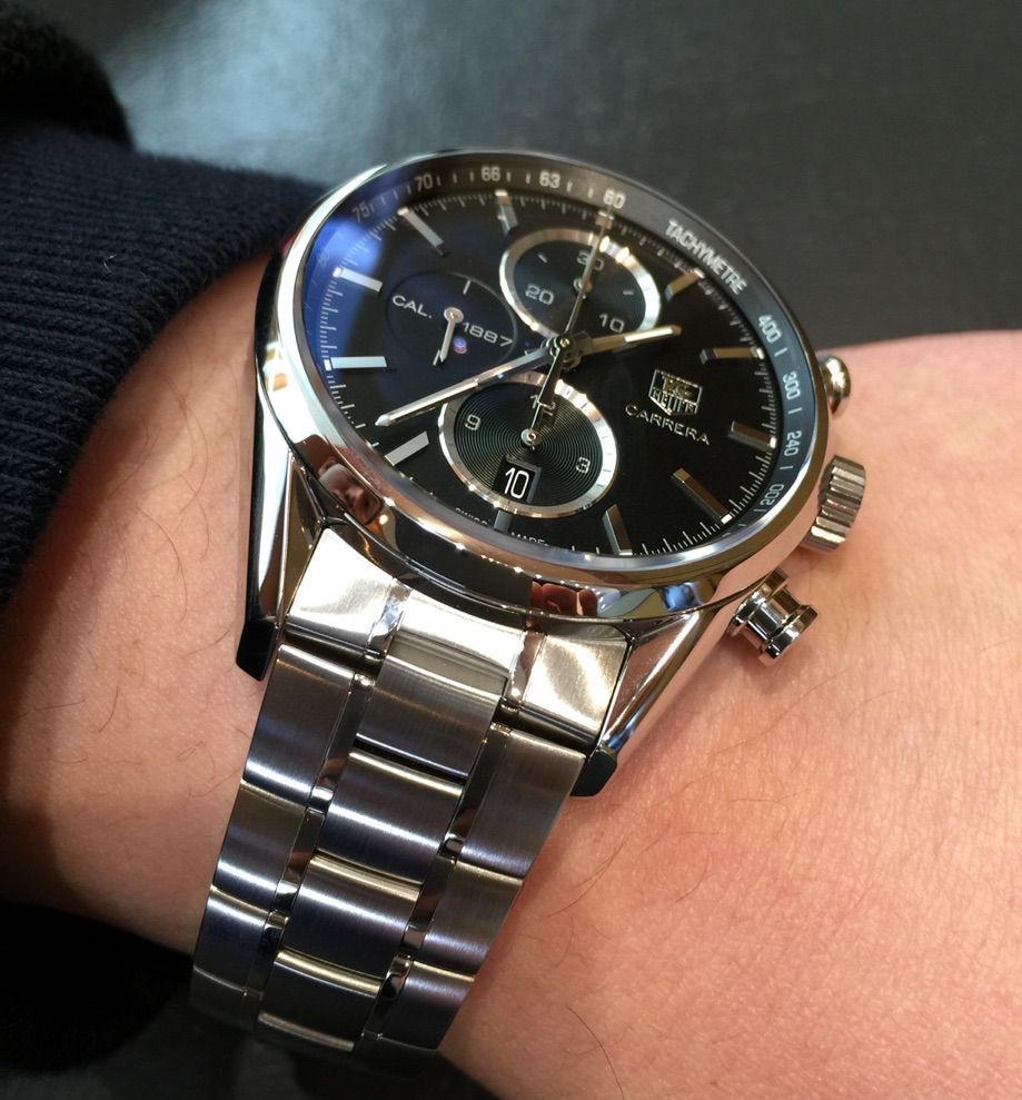 タグ・ホイヤーカレラ1887クロノグラフの旅立ち S様の巻き(^^) : 輸入