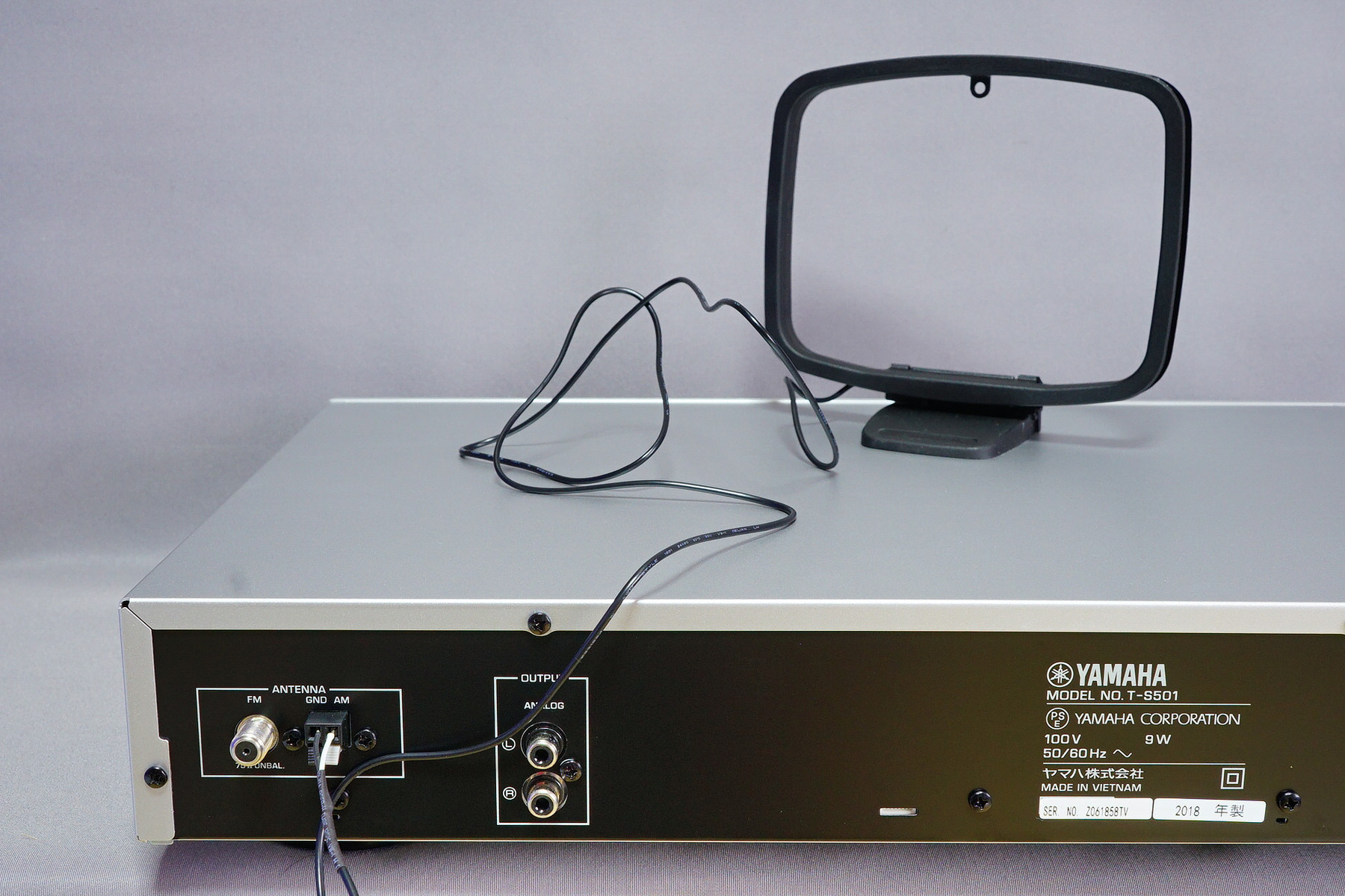 ワイドFM / AM チューナー「YAMAHA T-S501」のレビュー : 趣味の「写真