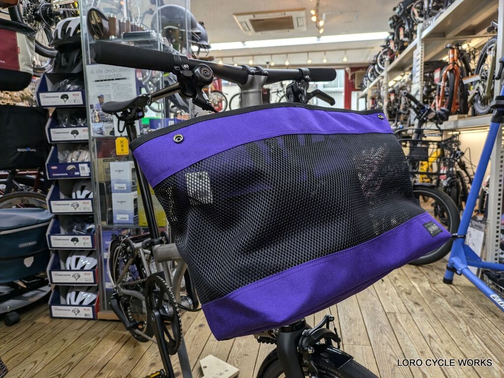 BROMPTON用メッシュバスケットバッグが入荷しました。 : LORO CYCLE WORKS