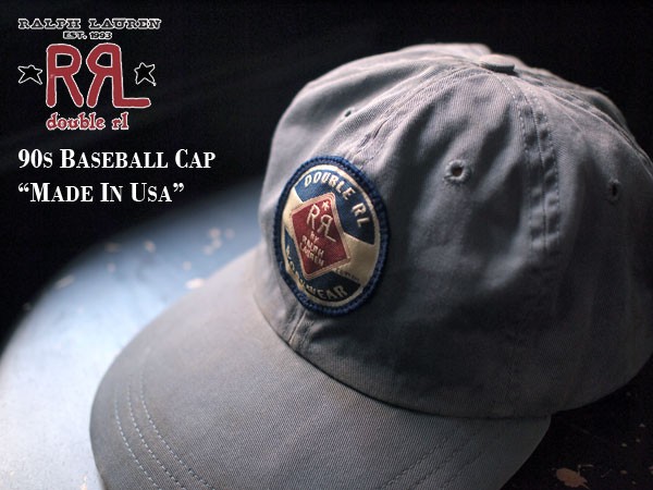 VINTAGE / ヴィンテージ】DOUBLE RL 90S BASEBALL CAP 