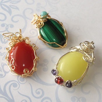 天然石ワイヤーラッピングとアクセサリー講習のご案内 : 作って・着け