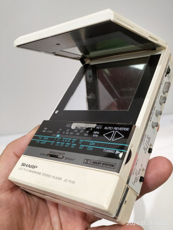 1986/昭和61/SHARP/JC-TV10/Mr. Joycasse TV/シャープ/液晶テレビ付き