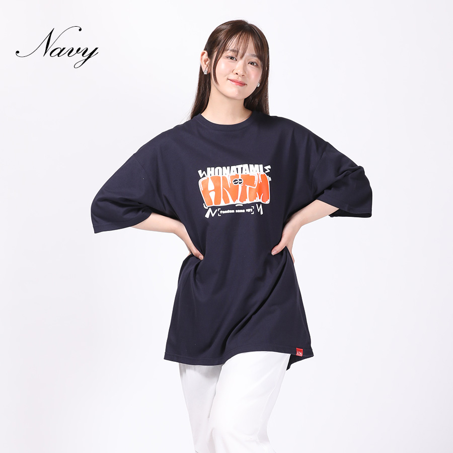 受注期間限定！楪帆波コラボ企画！ビッグシルエット半袖Tシャツ◇楪帆波