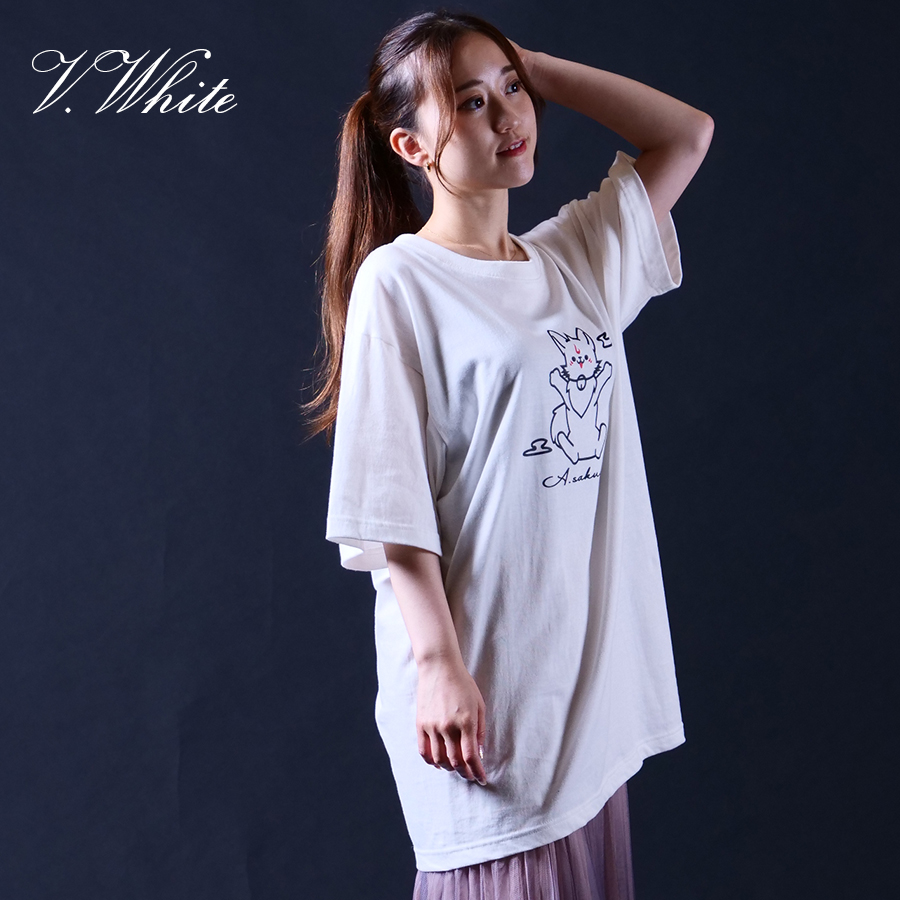 受注期間限定！咲夜あずさコラボ企画！コラボ半袖Tシャツ◇咲夜あずさ