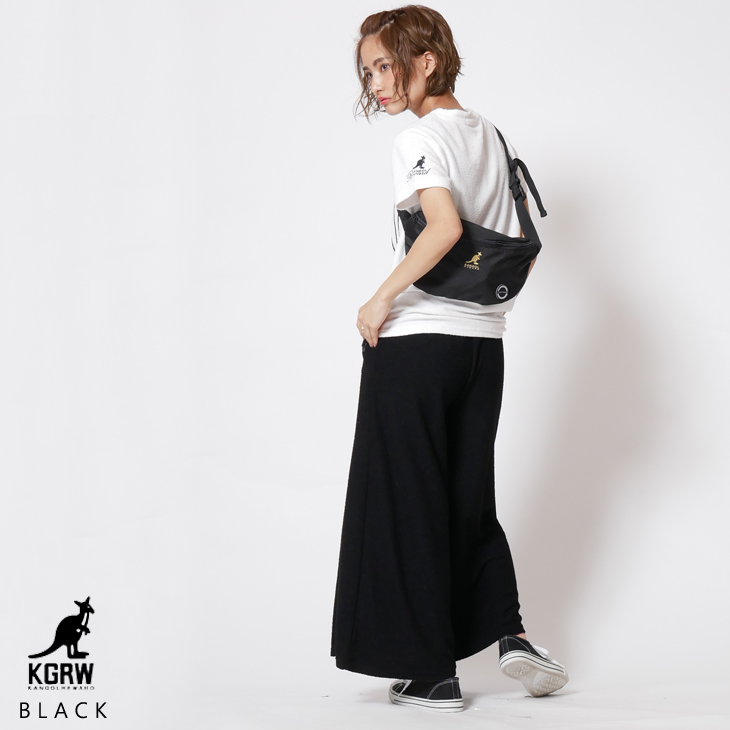 KANGOL REWARDレディースパイルクロップドガウチョパンツ◇ レディース