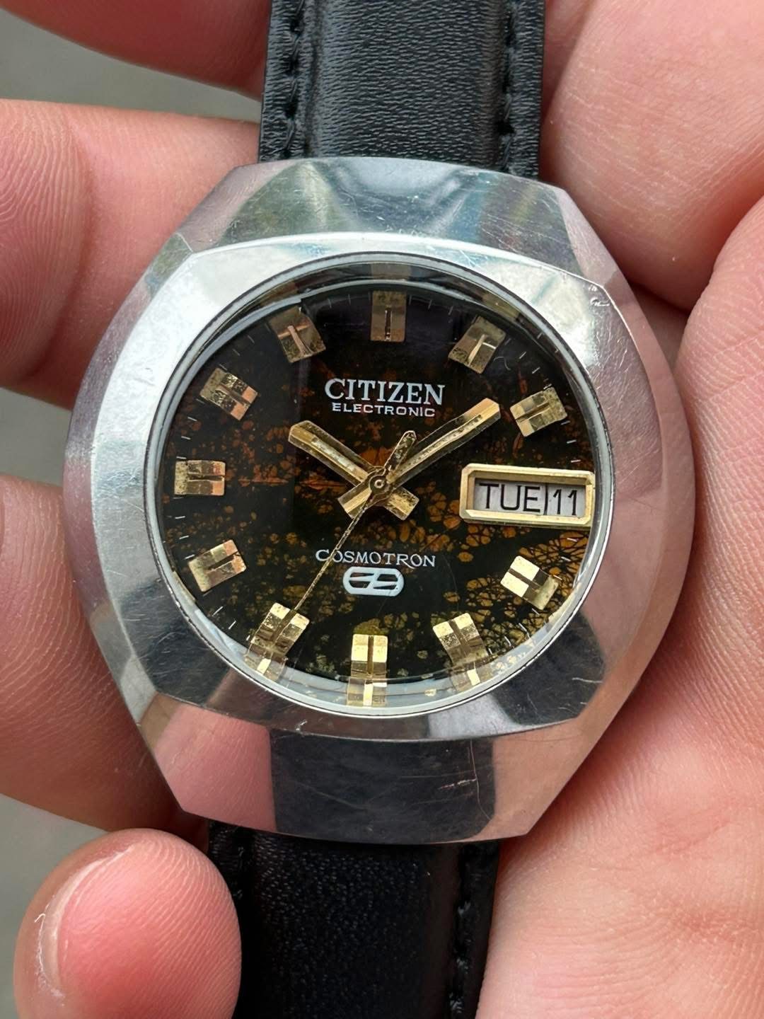 Citizen electronic Cosmotron watch 4-790430 Y/ case no.40604250