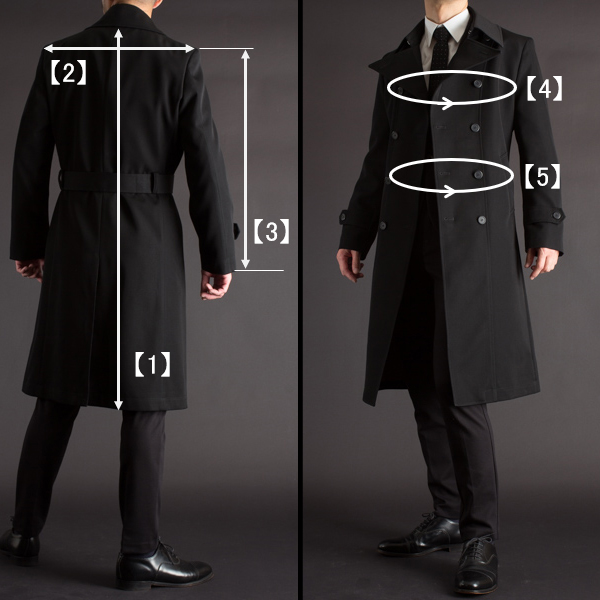 東京ロングコート販売店 | ナポレオンコート | 着丈110m コート