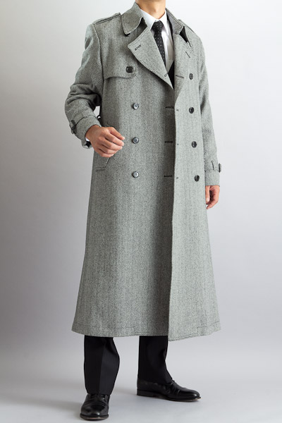 ツイードトレンチコート着丈130cm【2013-14年モデル】最新モデルは