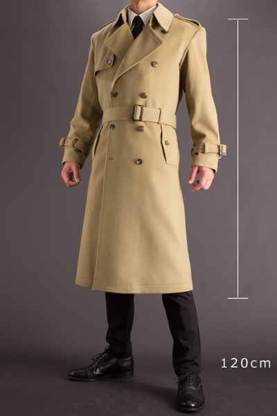 ルパン三世の銭形警部のトレンチコートスタイルのコート 着丈120