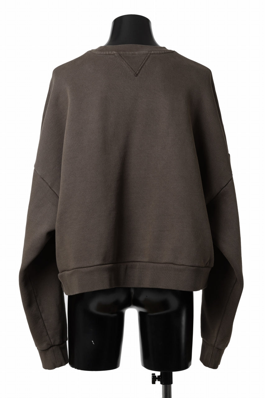 entire studios BOX CREW SWEAT PULLOVER (BRUNETTE)の商品ページ