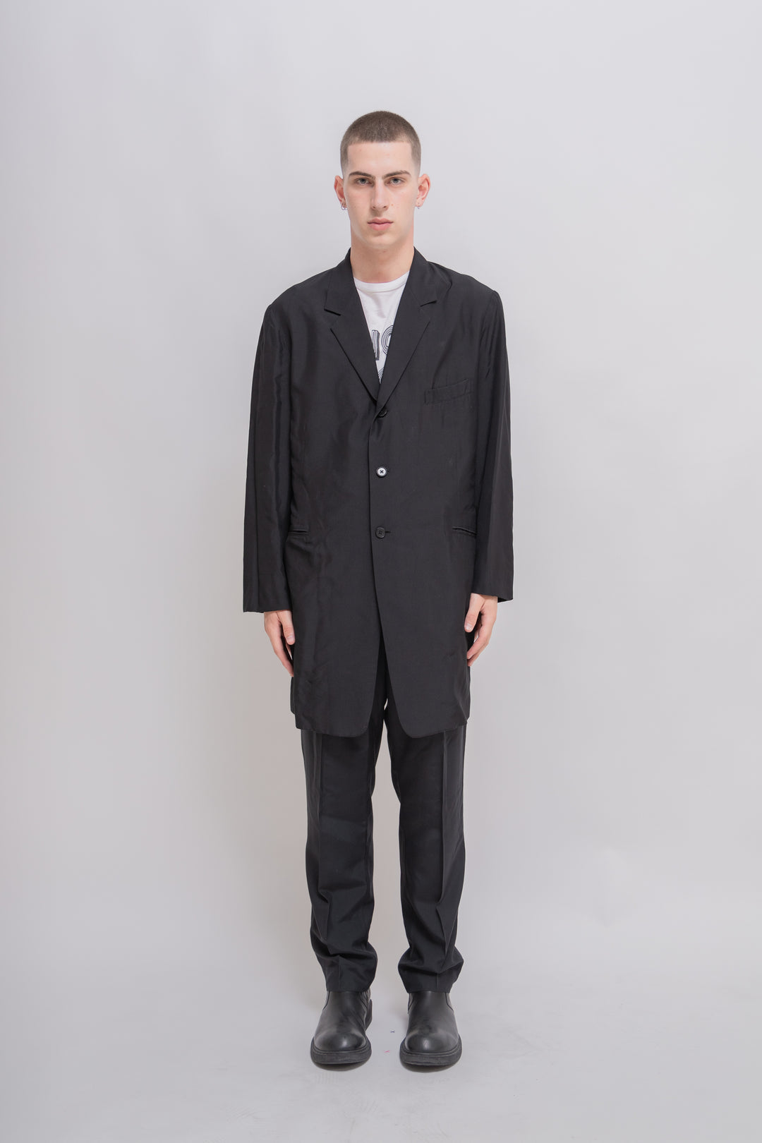 YOHJI YAMAMOTO Y'S FOR MEN - Early 2000's red label silk costume