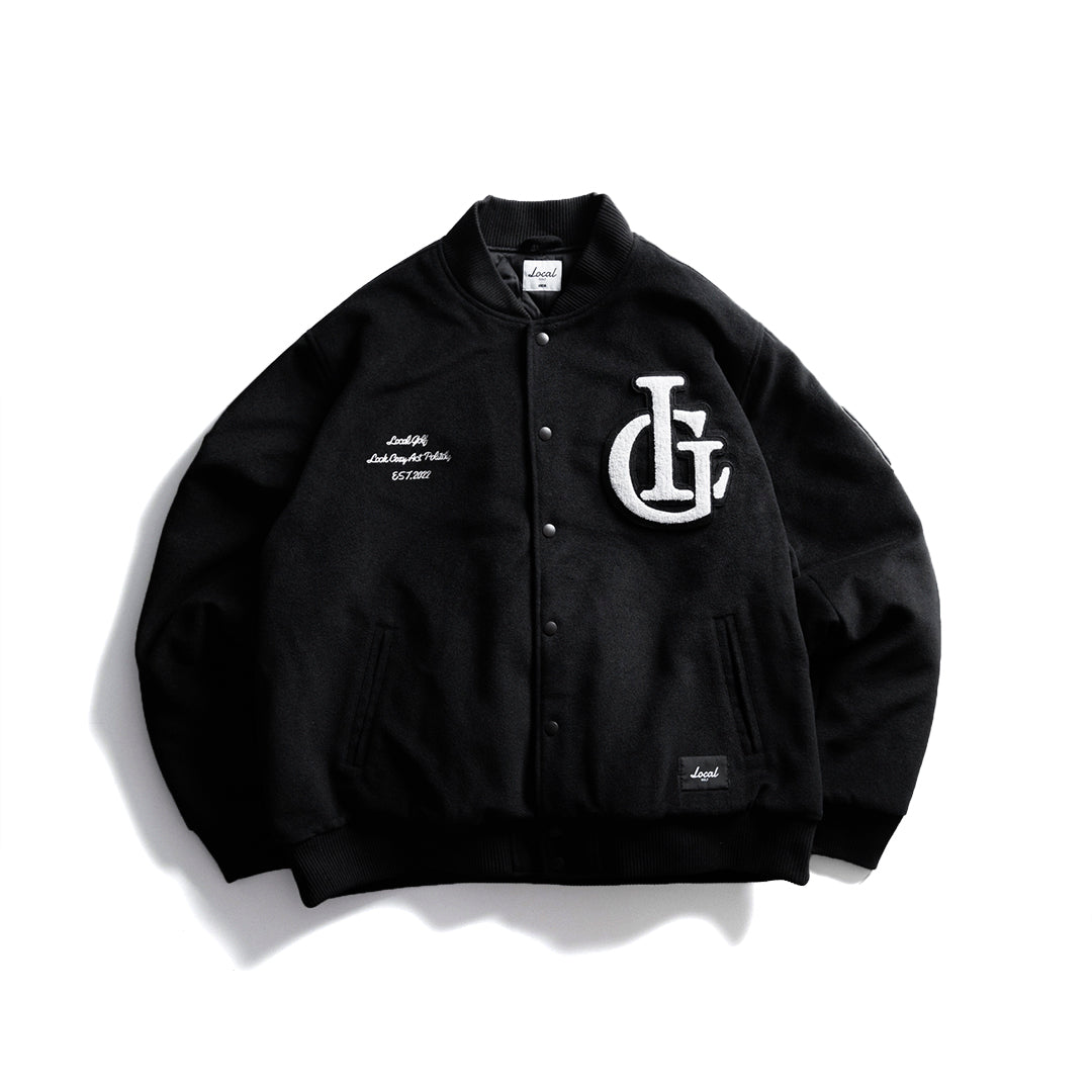 Melton Varsity JKT | Black – Local GOLF