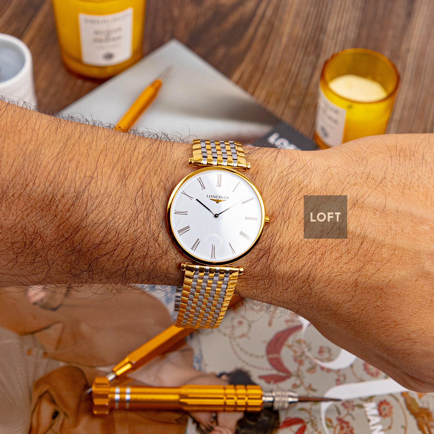 Longines La Grande Classique Quartz Yellow PVD Gold 37mm – LOFT