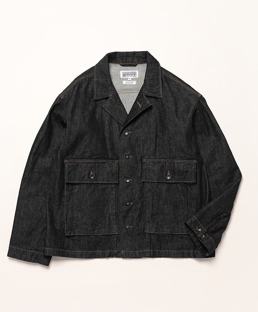 LOFTMAN別注 Sea Bees Jacket - 14oz Cone Denim(L(MEN) Black