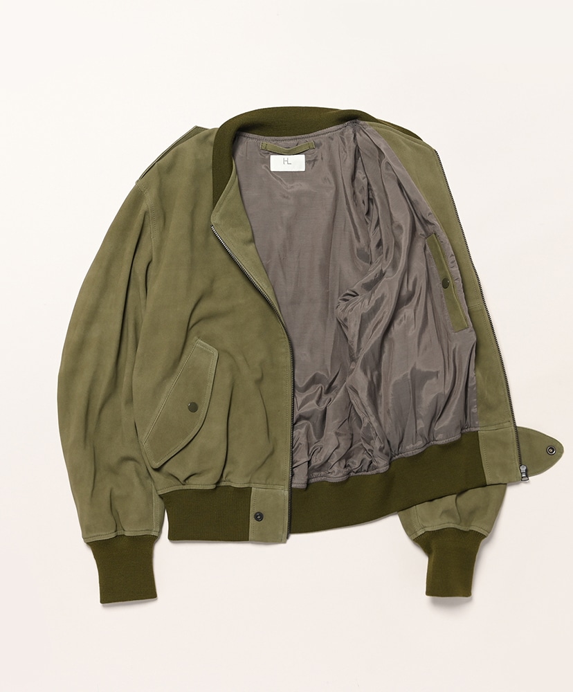 Lamb Suede L2B(2(MEN) Olive/オリーブ): HERILL