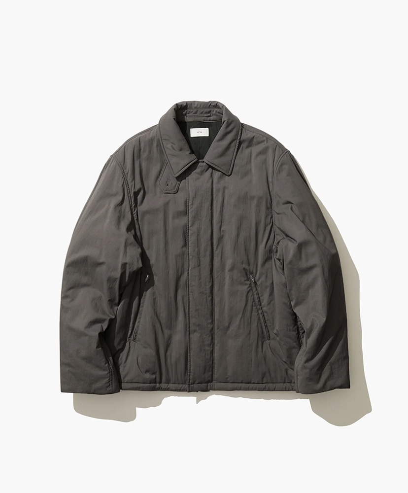 MAT AIRY NYLON | WOOL PADDED HARRINGTON JACKET(02(MEN) KHAKI