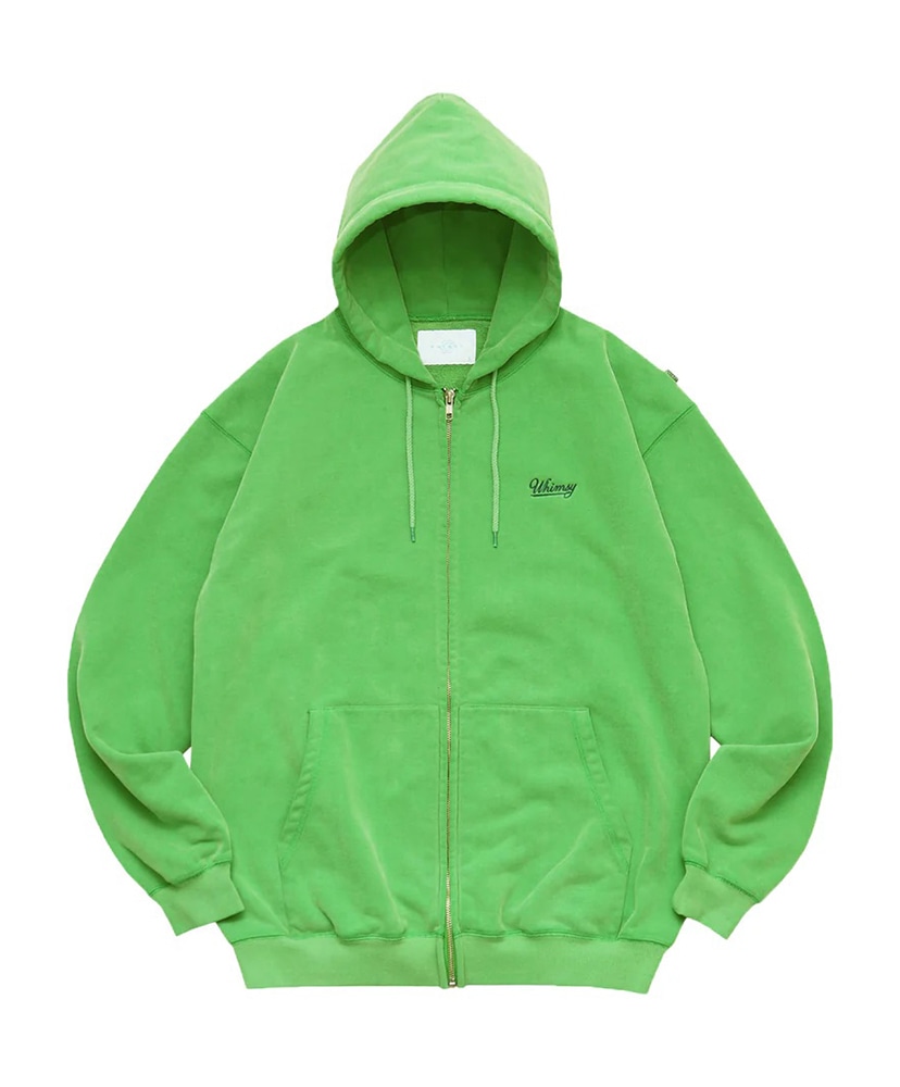 Faded Zip-Up Hoodie(L(MEN) Kelly/ケリー): WHIMSY