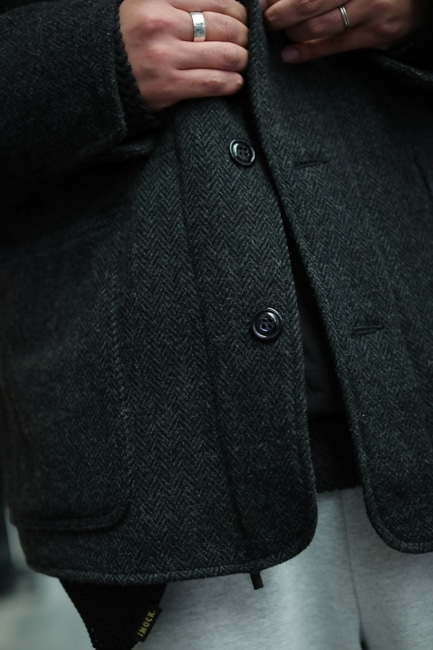 SASSAFRAS[ササフラス] Sprayer Jacket - Herringbone Blanket