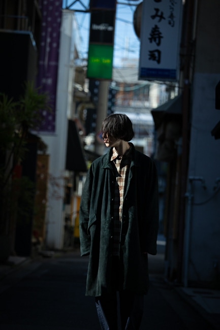 Bergfabel [ バーグファベル ] LEATHER OVERSIZE COAT
