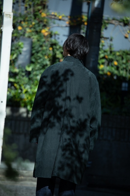 Bergfabel [ バーグファベル ] LEATHER OVERSIZE COAT